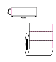 Label Size: 76 mm x 25 mm